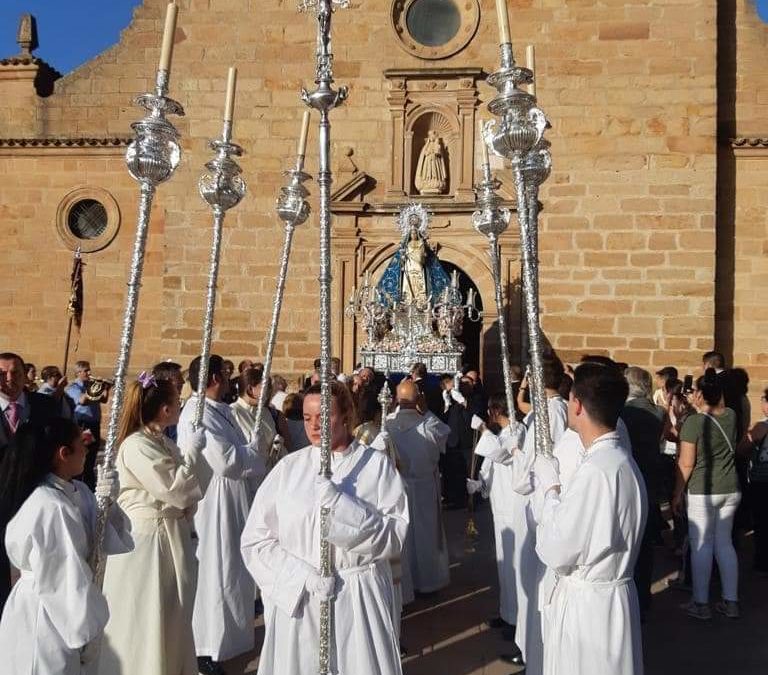 Nuestra patrona se traslada a la Basílica de Santa María