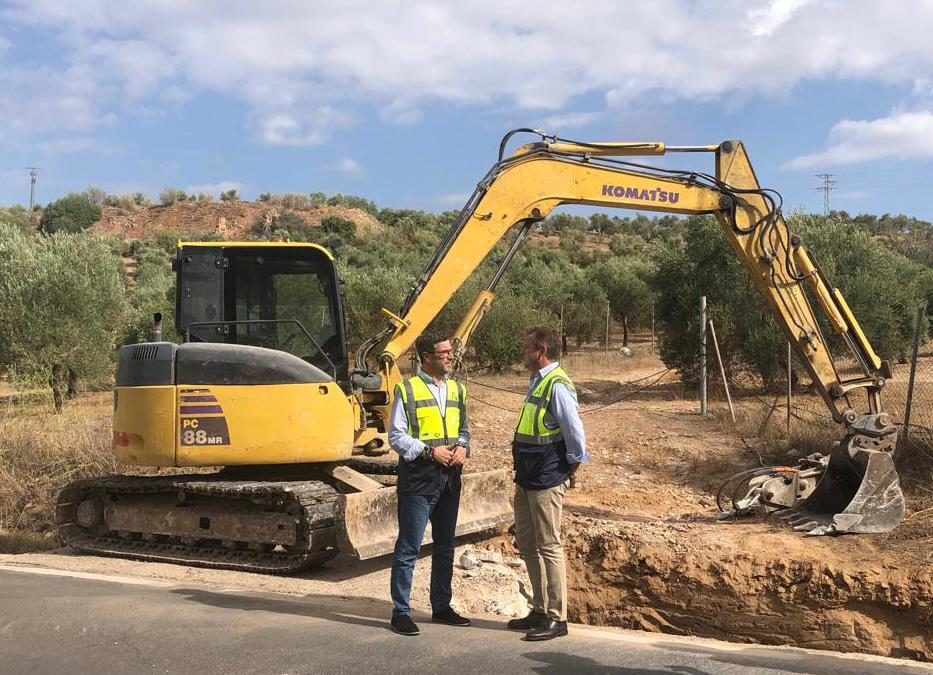 Obras para la eliminación de un tramo de concentración de accidentes en la A-6100 con una inversión de más de 48.000€.