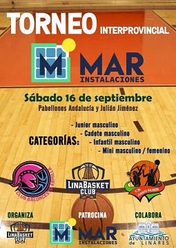 El Mar Fotovoltaica Linabasket Club organiza el Interprovincial de Baloncesto