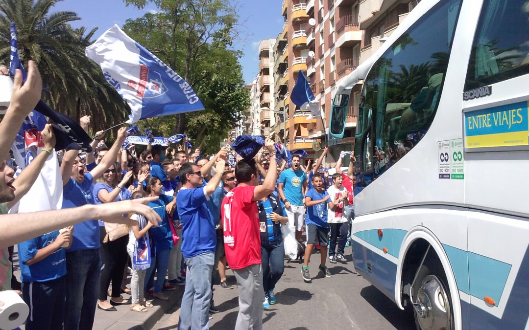 El Ayuntamiento de Linares pone a disposición de la afición del Linares Deportivo dos autobuses para el desplazamiento de este domingo a Granada
