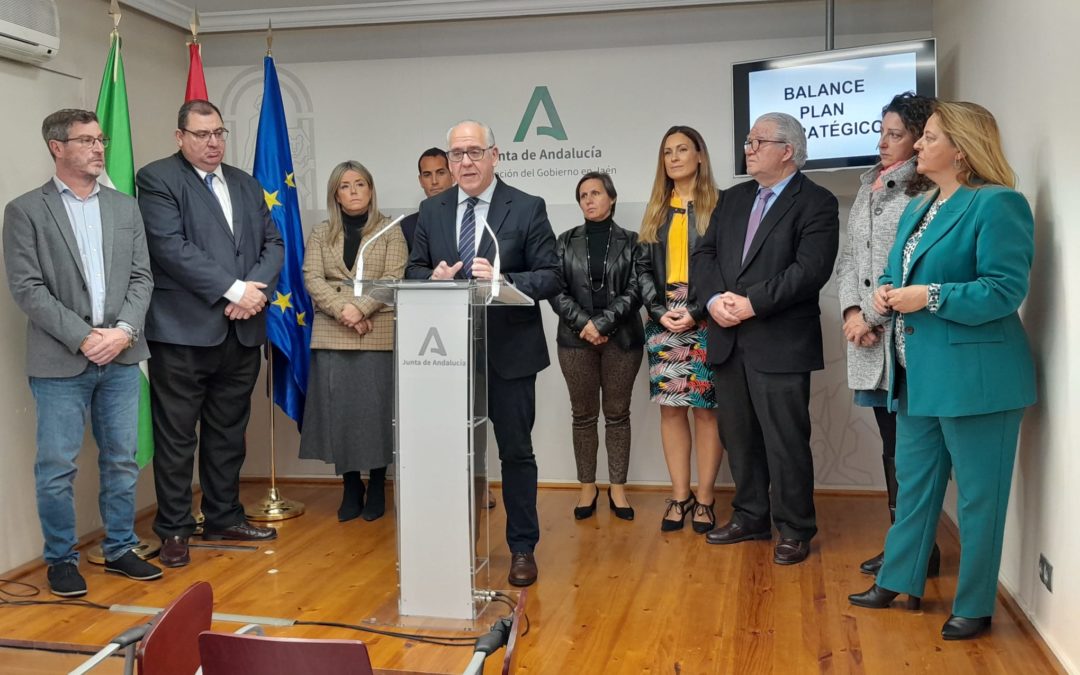 La Junta impulsa y participa en el 82% de los proyectos contemplados en el Plan Estratégico de Jaén