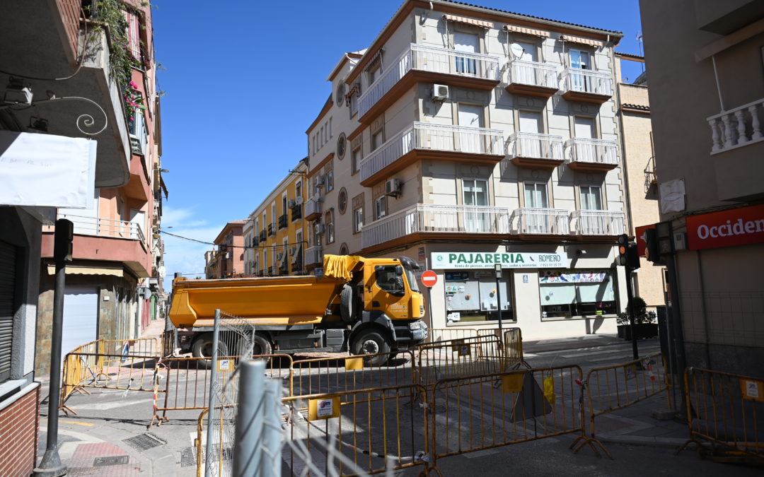 Reapertura al tráfico de la calle Bailén y corte en Tetuán por la obra de la infraestructura hidráulica