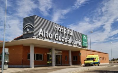 Herido un trabajador al caerle una viga de 3.500 kilos en Andújar