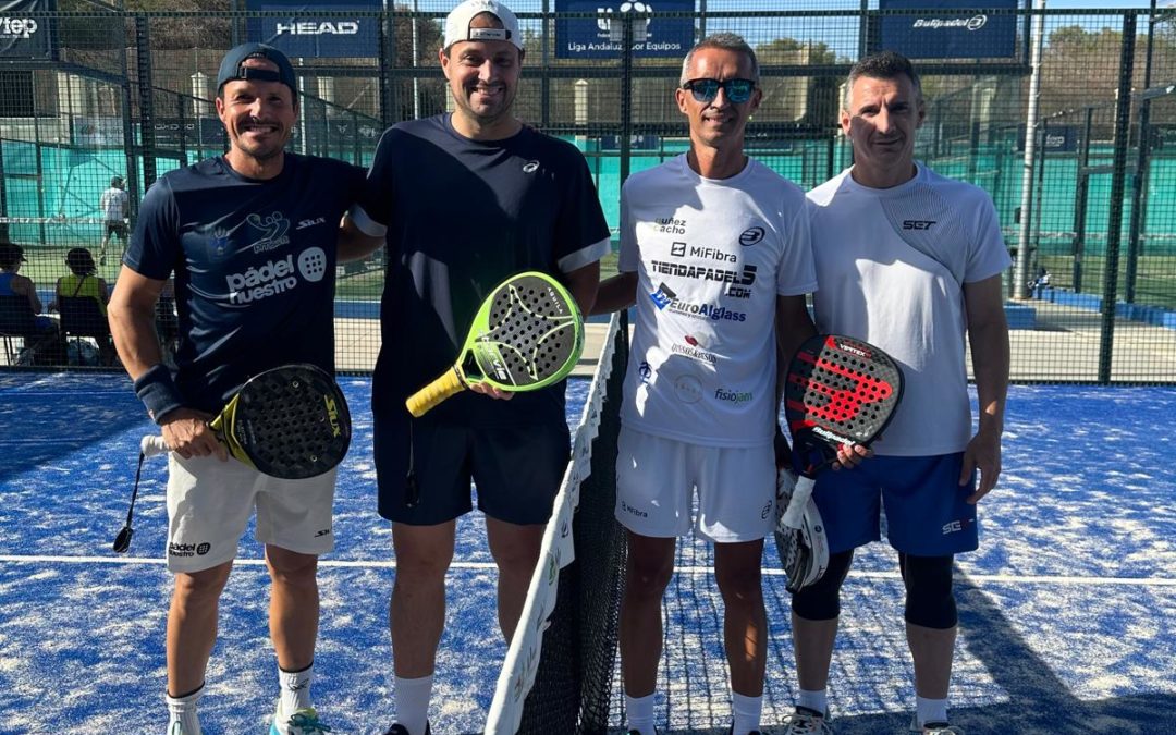 Ñoño Martinez y Manuel Linares terceros de España en Padel Master +45