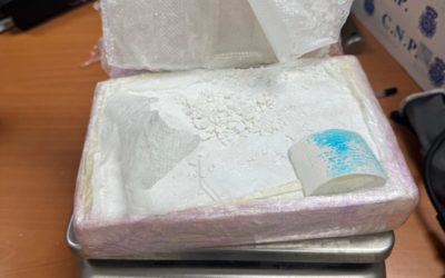 La Policía Nacional detiene en  Linares a dos varones e interviene 1 kg de cocaína